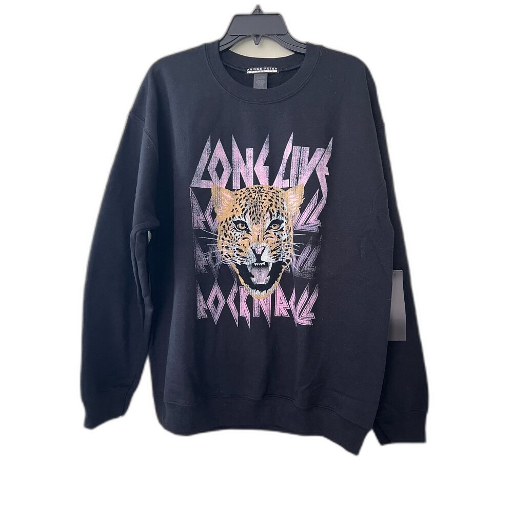 Prince Peter Collection Long Live Rock and Roll Sweatshirt Size L NWT